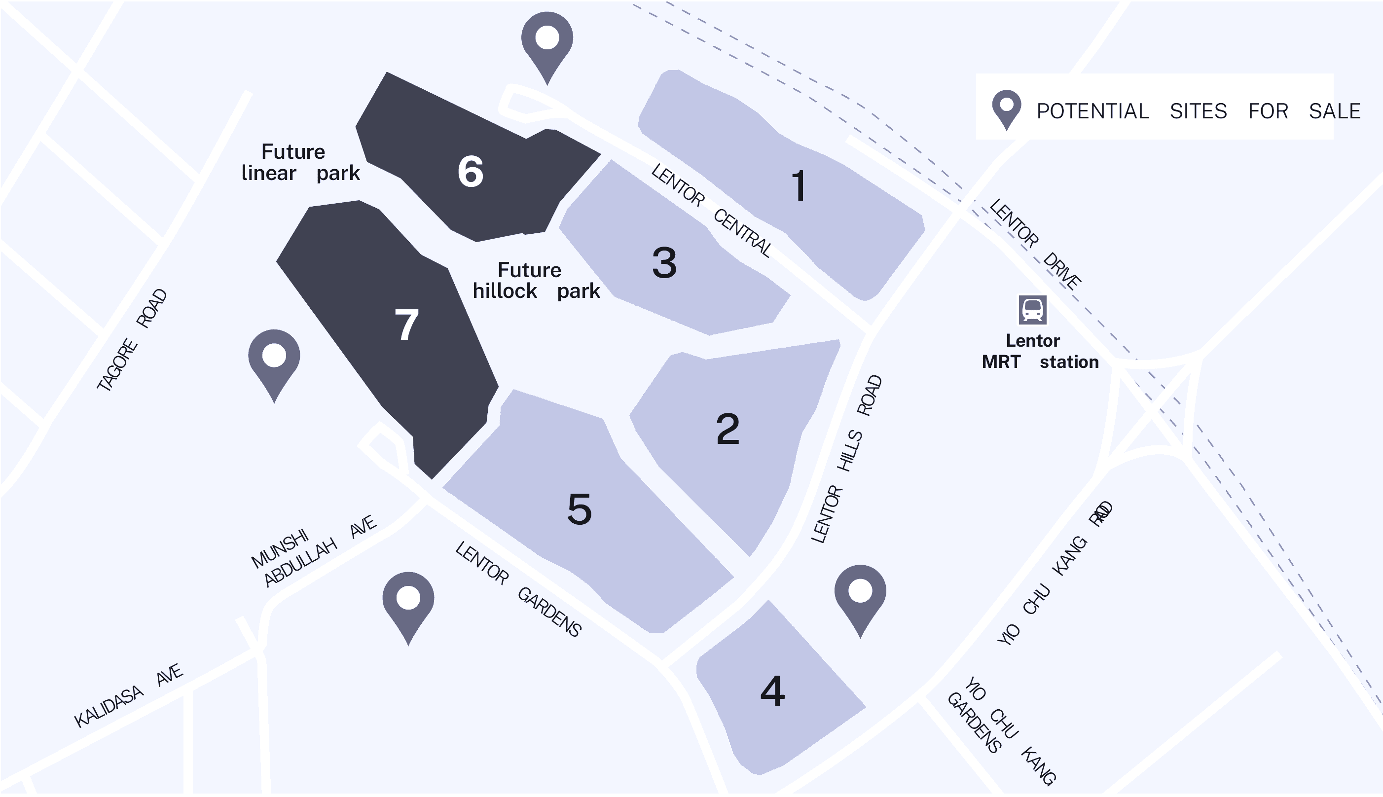 Lentor Collection Location Map 1 1 1 1